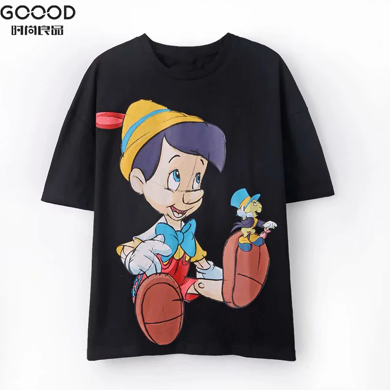 Cartoon Print Women 2021 New T-shirt 