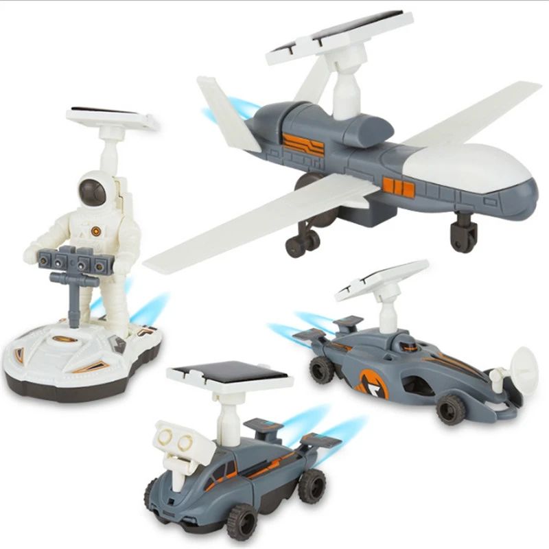 

abay 2019 hot 4 in 1 Solar Robot Children Science Education Toy WB-29