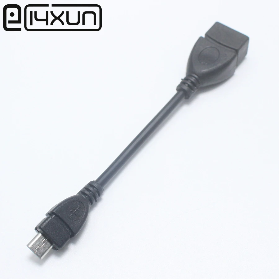 EClyxun 1 шт. USB 2 0 гнездо к Micro 5Pin папа конвертер OTG адаптер кабель для смартфона