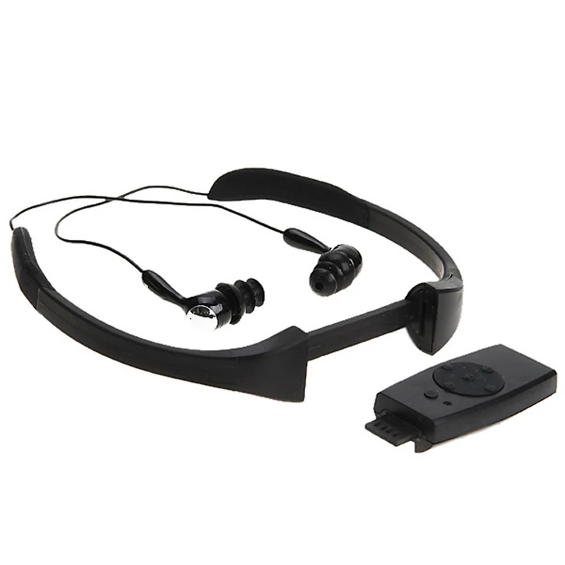 Ouzifish IPX8 Водонепроницаемый 4 ГБ 8 подводный спорт MP3 музыкальный плеер шейным