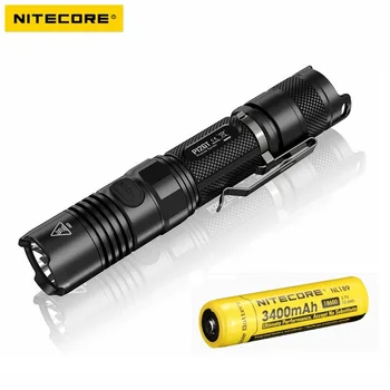

NITECORE P12GT LED Flashlight CREE XP-L HI V3 1000LM Beam Distance 320M Tactical torch with 18650 Battery for Self Defense