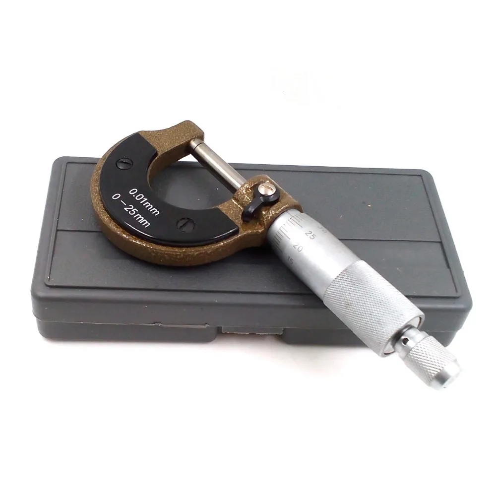 0 25mm 0 01mm Measureing Tool 0 25mm Micrometer Jewelers Tools Vernier font b caliper b