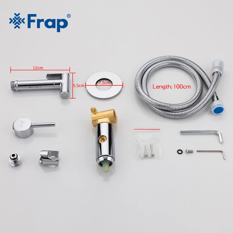 Billig Frap Bidet Armaturen Messing Bad dusche wasserhahn bidet wc sprayer wc waschmaschine mixer muslimischen dusche ducha higienica F7505 2