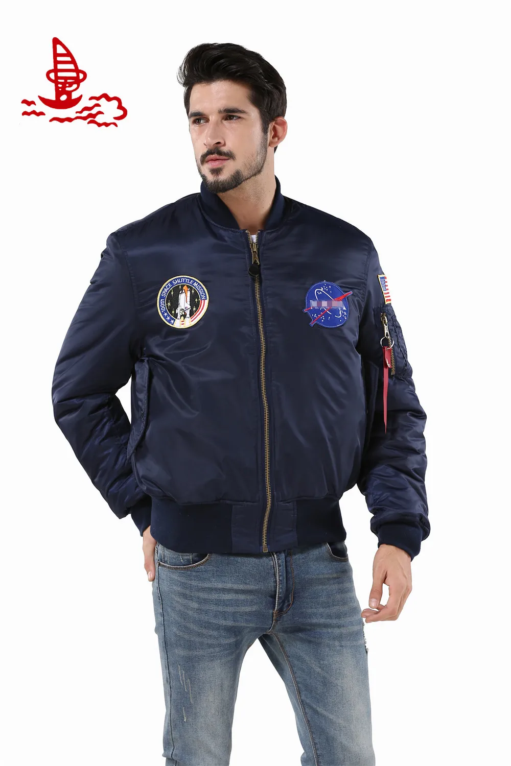 Winter flying varsity waterproof american college jacket letterman