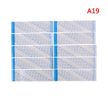 

10PCS FPC Ribbon Flexible Flat CABLE PITCH 0.5MM 100MM 4P 6P 8P 10P 12P 16P 20P 30P 40P FFC WIRE 6/10/12/16/20/30/40 pin