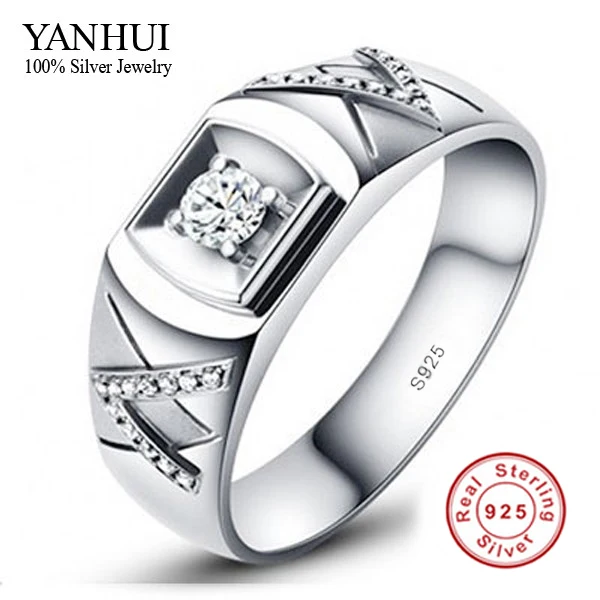 Have Certificate Guarantee!!!! Lovers 925 Sterling Silver Ring Couple 1 ...
