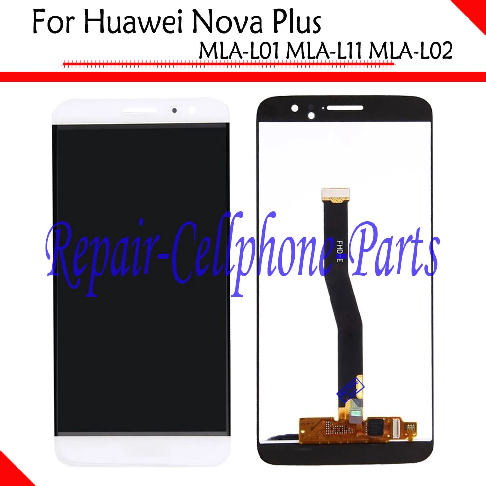 

White 100% New Full LCD DIsplay + Touch Screen Digitizer Assembly For Huawei Nova Plus TD-LTE MLA-L01 MLA-L11 MLA-L02 MLA-L03