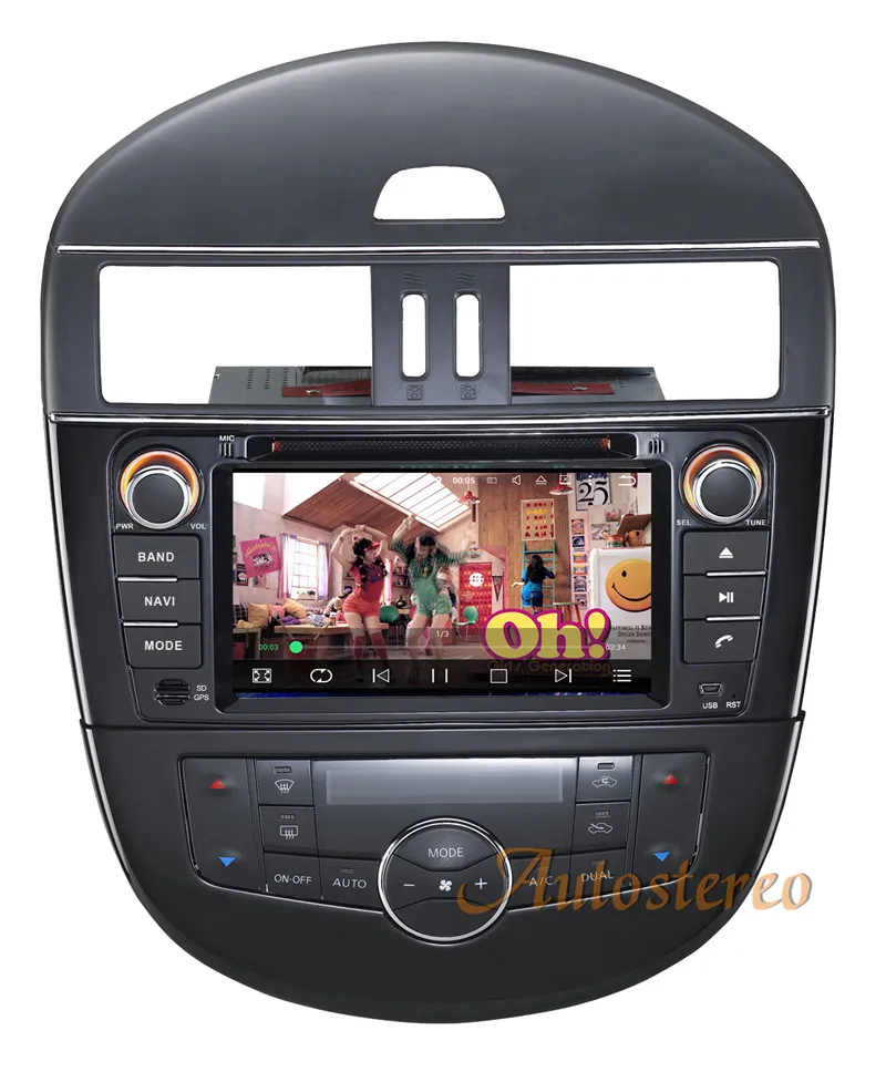 Top The Newest Android 7.1 Car GPS Navigation DVD Player For NISSAN Nissan Tiida Versa 2011-2017 auto stereo multimedia radio pad 10