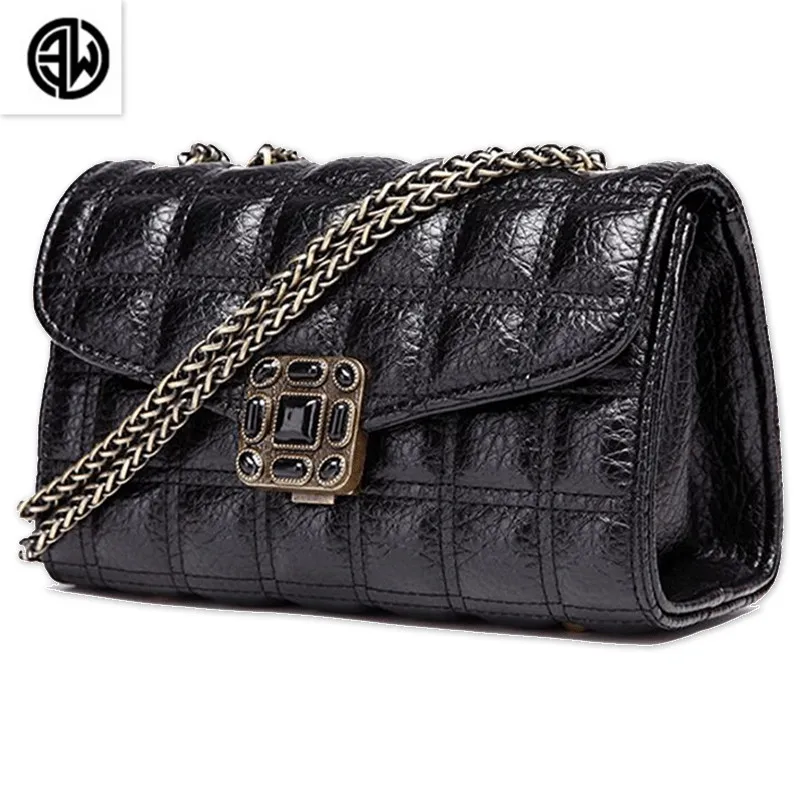 

Luxurious Fashion Shoulderbag Female 2019 Women Small Plaid Women Chain Crossbody Bag Mini Handbag Pouch Purse louis gg bag pink