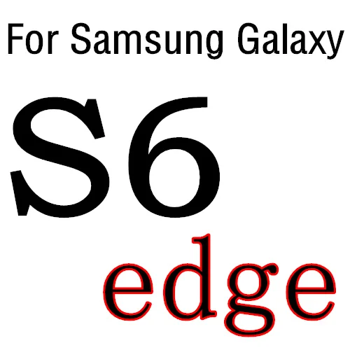 Роскошный блестящий чехол для samsung Galaxy S4 S5 S6 S7 край S8 S9 J1 J2 J3 J5 J7 A3 A5 A8 Grand Prime Neo плюс мини - Цвет: S6 edge