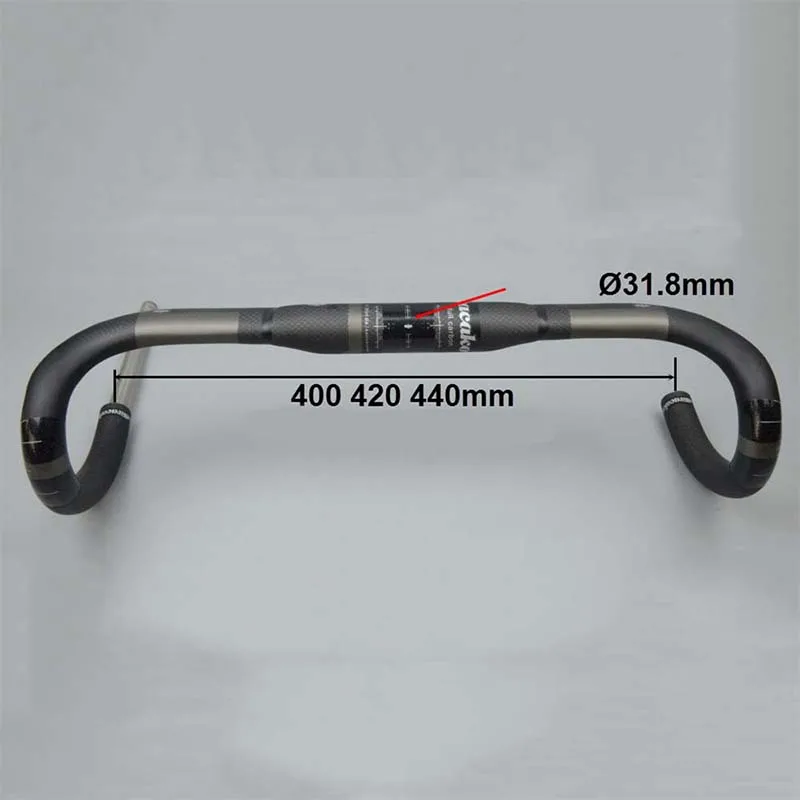 Bicycle Handlebar T800 Carbon Fiber Handle for Bicycle Road Bike Accessories Parts Bent Bar Matte/Glossy Spare Parts For Bicycle
