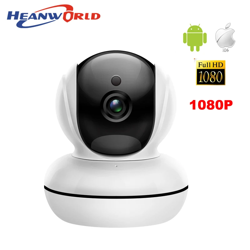 Heanworld мини WIFI PTZ IP камера беспроводная HD 1080P веб-камера ночное видение аудио