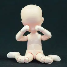 2016 NUEVA 14 CM PVC Niños Sketch Infancia Muñecas Figma Versión Q Carne MiNi-articulación Juguetes Modelo de Acción Móvil diagrama