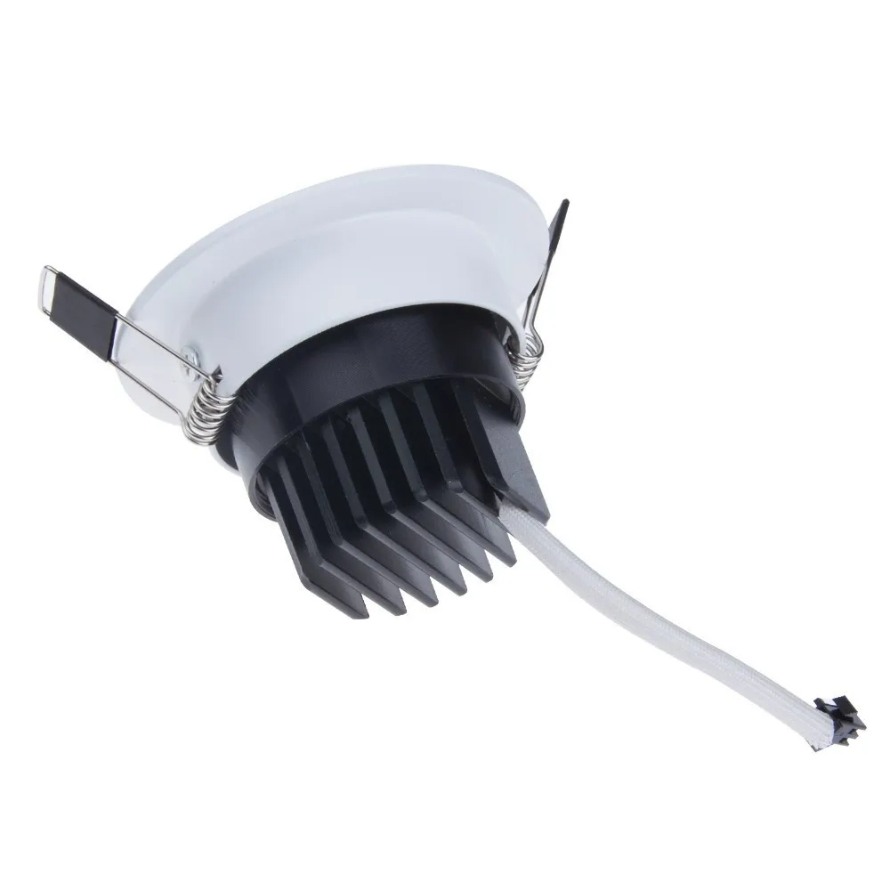 Dimmable Recessed LED Downlight COB 6W 9W 12W 15W Dimming LED Spot Light LED Ceiling Lamp AC 110V 220V Free shipping