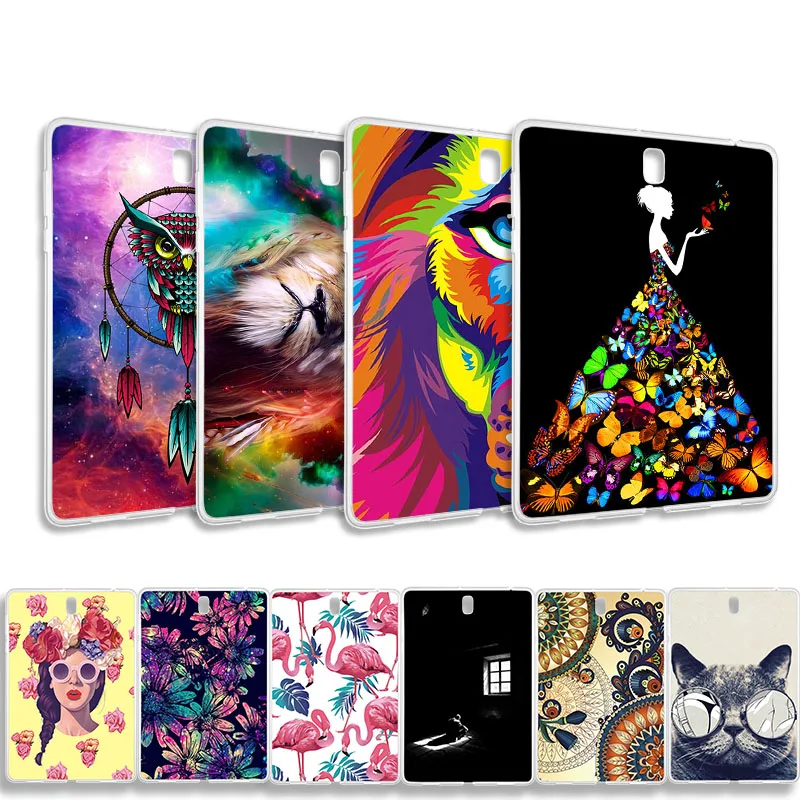 

Akabeila DIY Patterned Tablets Case For Samsung Galaxy Tab S4 10.5 SM-T830 Silicon Soft TPU Case Anti-knock Protective Cover