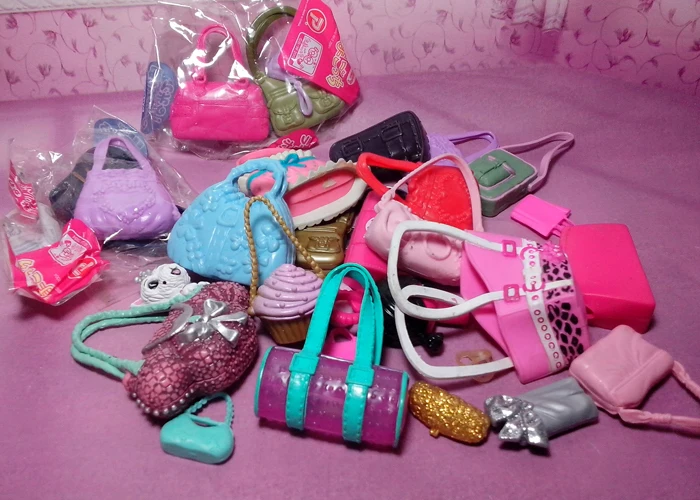 barbie doll bag set