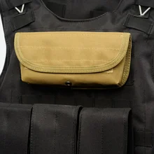 Тактический 12 патронов Sshell перезаряжаемый держатель Molle мешочек для 12 калибра/20G журнал заряд, Круглый картридж держатель тактический Чехол