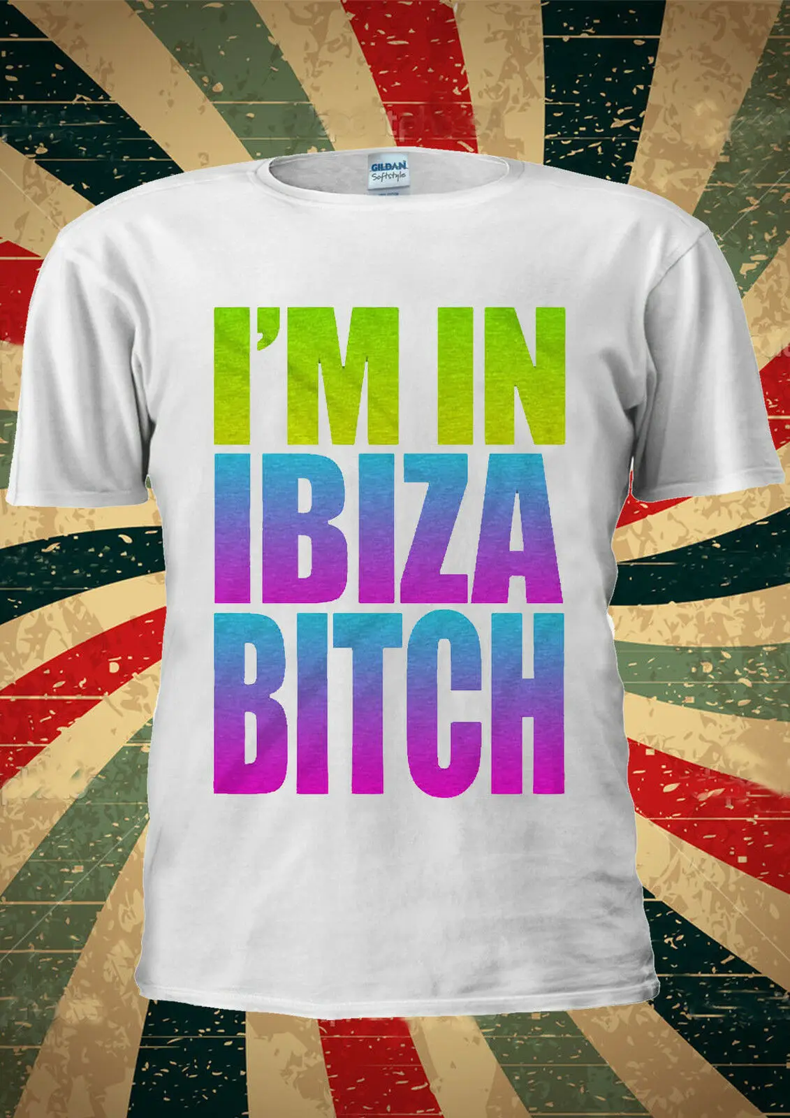 I'M In IBIZA B * ТЧ Tumblr Инди модная футболка для мужчин и женщин унисекс 17662019 Модная