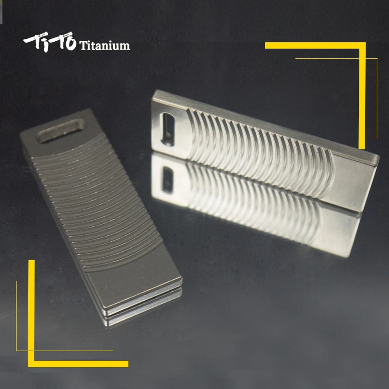 TiTo EDC титановый сплав умывальник форма карман ограничение движения руки мульти инструменты без пальца гироскоп