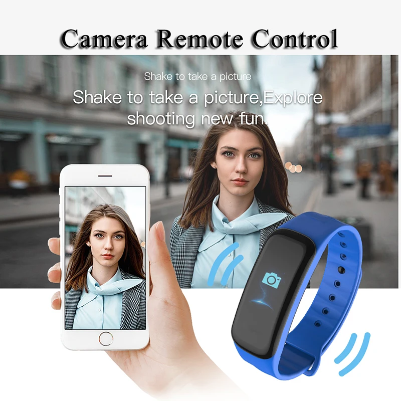 COXANG C1S Wearfit Smart Bracelet Watch Blood Pressure Measurement Heart Rate Monitor Cardiaco Fitness Tracker Smart Wristband