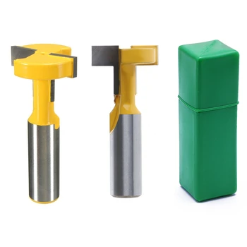 

1/2" Shank T-Track & T-Slot Slotting Router Bit For Woodworking Chisel Cutter