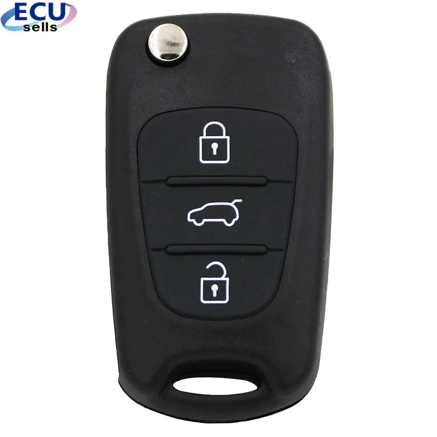 

Promotion ! Flip Remote CASE Key Shell 3 BUTTON For For KIA SORENTO SPORTAGE CERATO RIO with logo