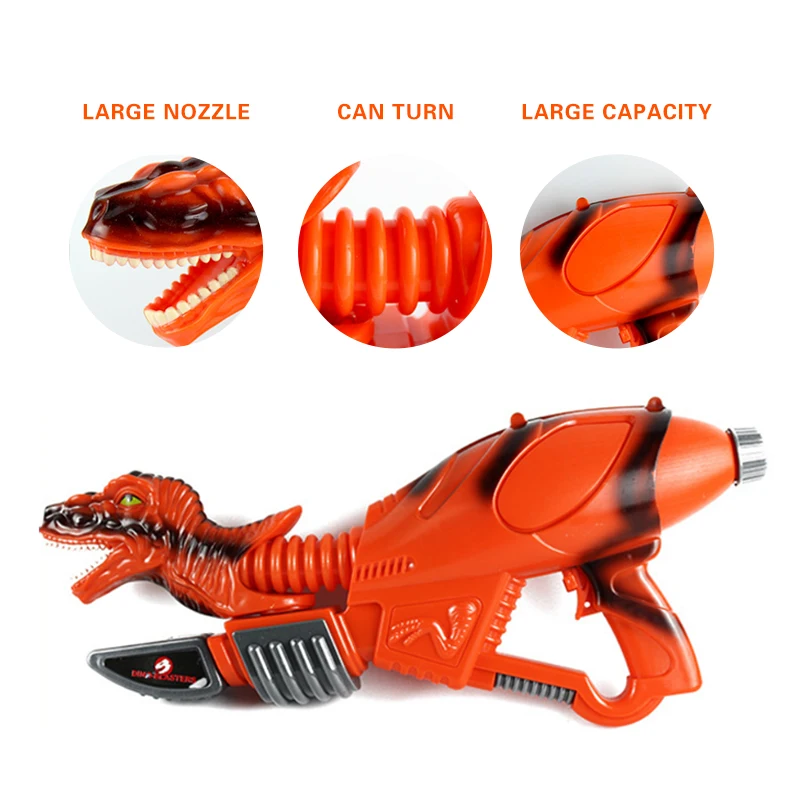 Summer Beach Holiday Fashion Dinosaur Pumping Water Gun Toy Kids Tyrannosaurus Trigger Fight Pool Squirt Toy Pistol Water Battle Summer Beach Holiday Fashion Dinosaur Pumping Water Gun Toy Kids Tyrannosaurus Trigger Fight Pool Squirt Toy Pistol Water Battle
