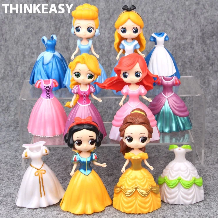 2018-new-12pcs-set-Kid-my-cute-little-Princess-6-dolls-6-dress-Toy-Action-poni (1)