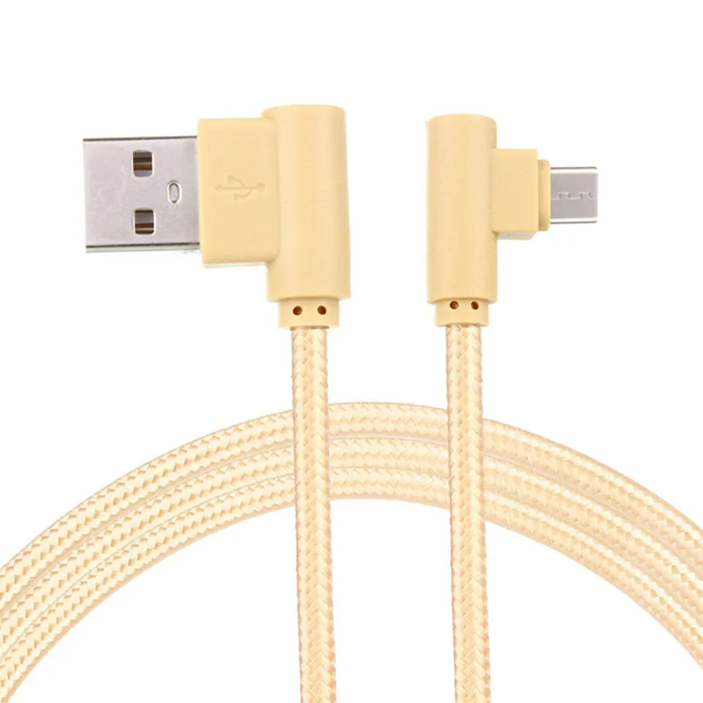 Кабель Micro USB EPULA 0 25 м в нейлоновой оплетке 90 градусов под прямым углом 2 А