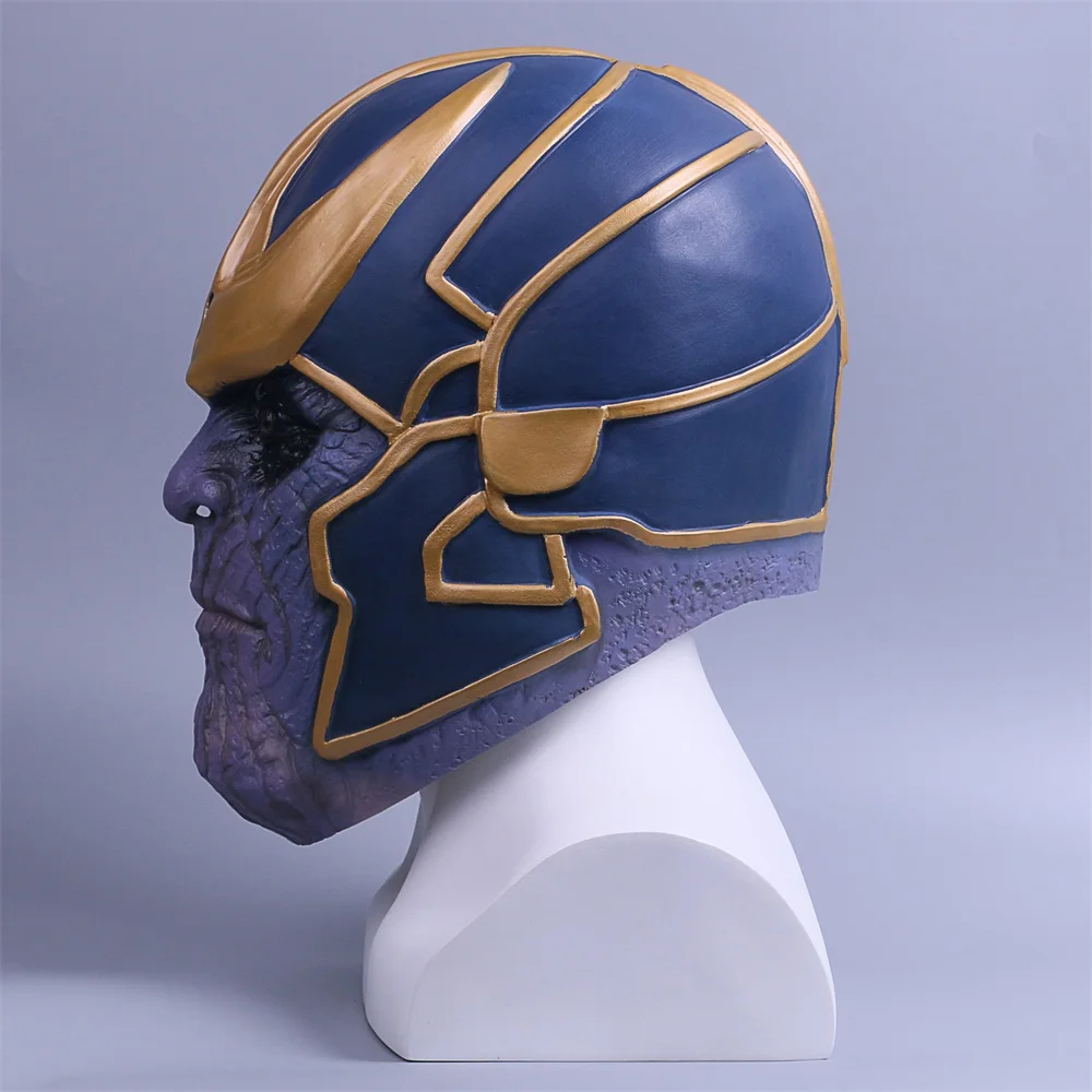 2018 Avengers Infinity War Mask Thanos Mask Cosplay Full Head Latex Super Hero Costume Halloween Party Prop (6)