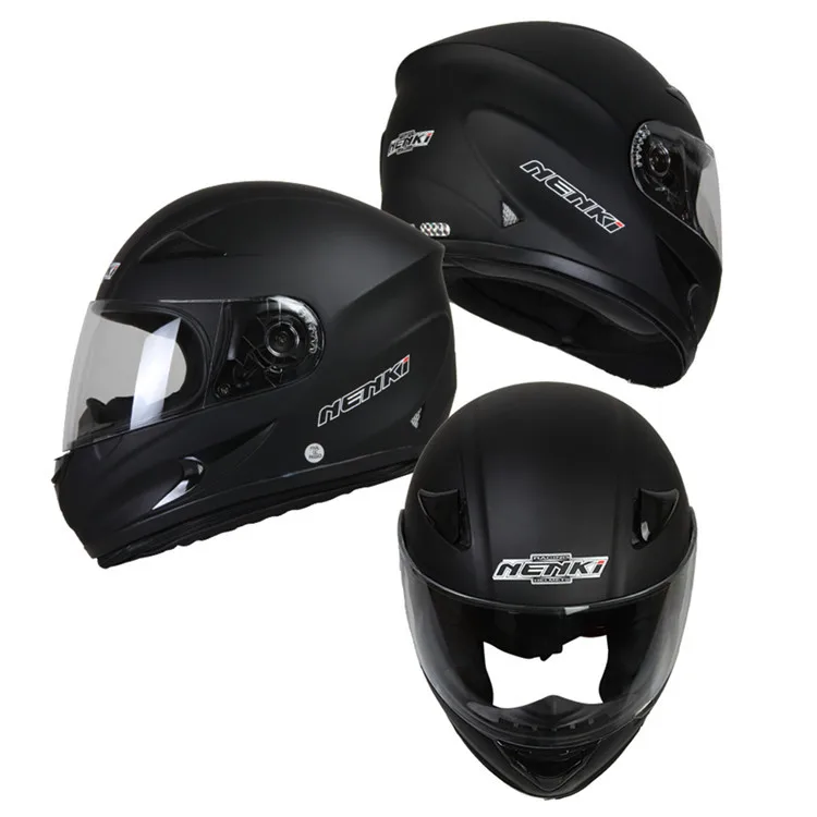 NENKI Полный мотоциклетный шлем Capacete da Motocicleta мотошлем Casque Kask 816z гоночная езда Мужской Женский шлем с шарфом