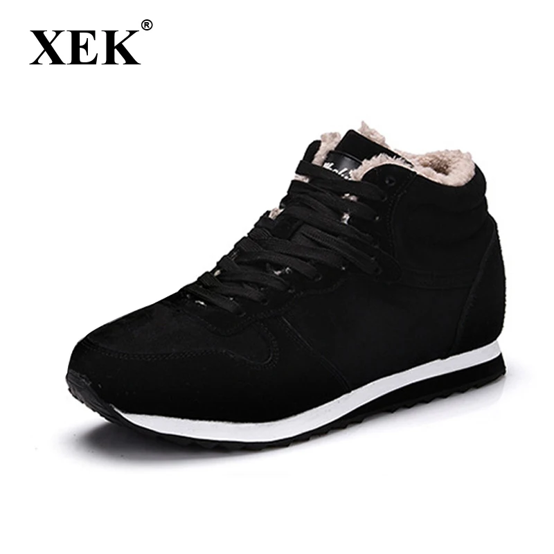 Winter font b Men b font Women Boots Warm Plush Sneakers Brand Outdoor Unisex Sport font