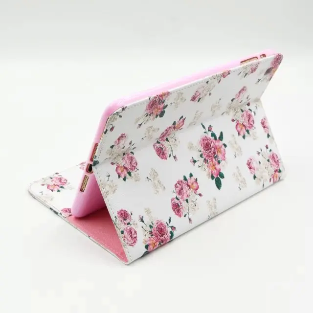 

FULAIKATE Color TPU Soft Holster for ipad mini 1 2 3 Smart Cover Flip Case for IPAD mini3 Mini 4 Cartoon Stand Back Cover