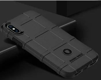 

50pcs/lot Armor Rugged Shockproof Cover Heavy Duty Matte Silicone case For iphone Xs Xr max X 8 7 plus