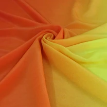 100 см* 115 см Высокое качество градиент 2 цвета платье Материал Омбре koshibo ткань