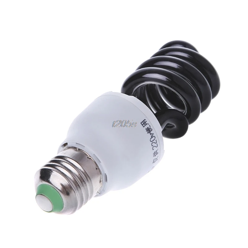 E27 5/15/20W UV ультрафиолетовые люминесцентные черный светильник CFL Лампа 220V T16 Прямая