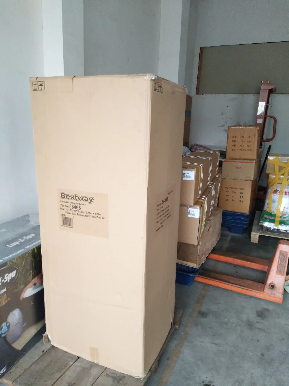 Набор для бассейна Bestway 56465x549x274 см Прямоугольный 18 'x 9' x 48 дюймов стальная рама