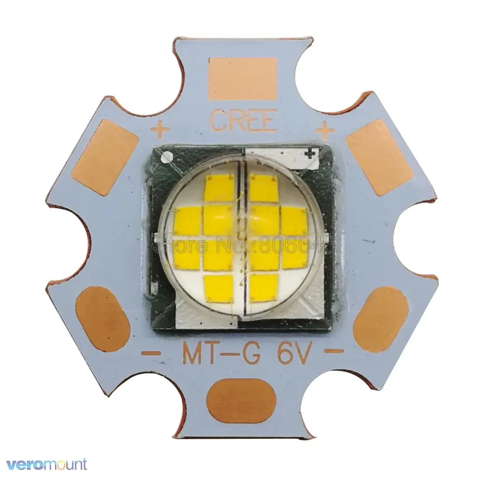 Cree XLamp CXA MTG MT-G 6 в 4A теплый белый 2700K светодиодный Диод высокой мощности+ DC12-15V вход 26 мм 1 режим/5 Режим 24 Вт MTG драйвер