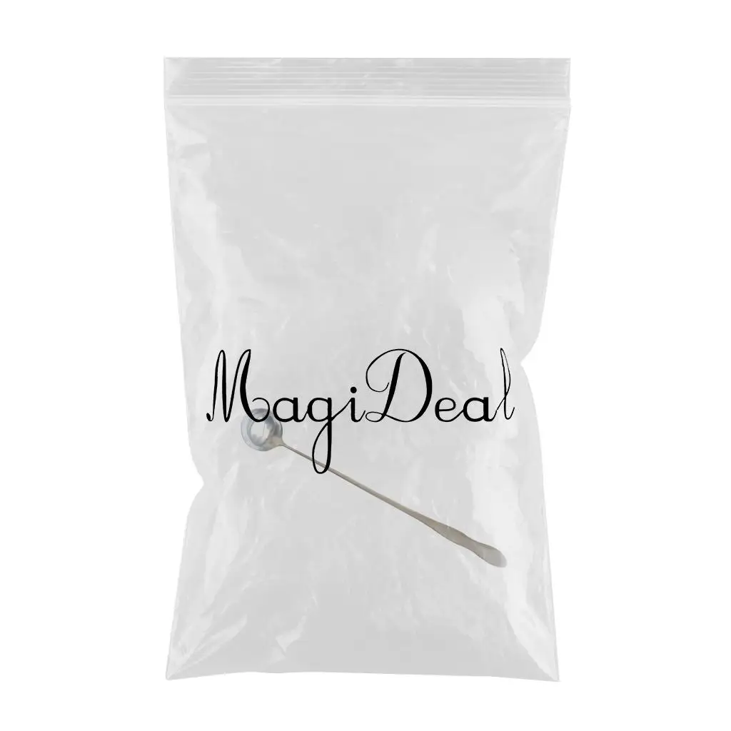 Stainless Steel 250mm Long Handle Spoon Candle Wax Mixing Stirring Spoon Soap Base Candle Making Tools Deep Wells