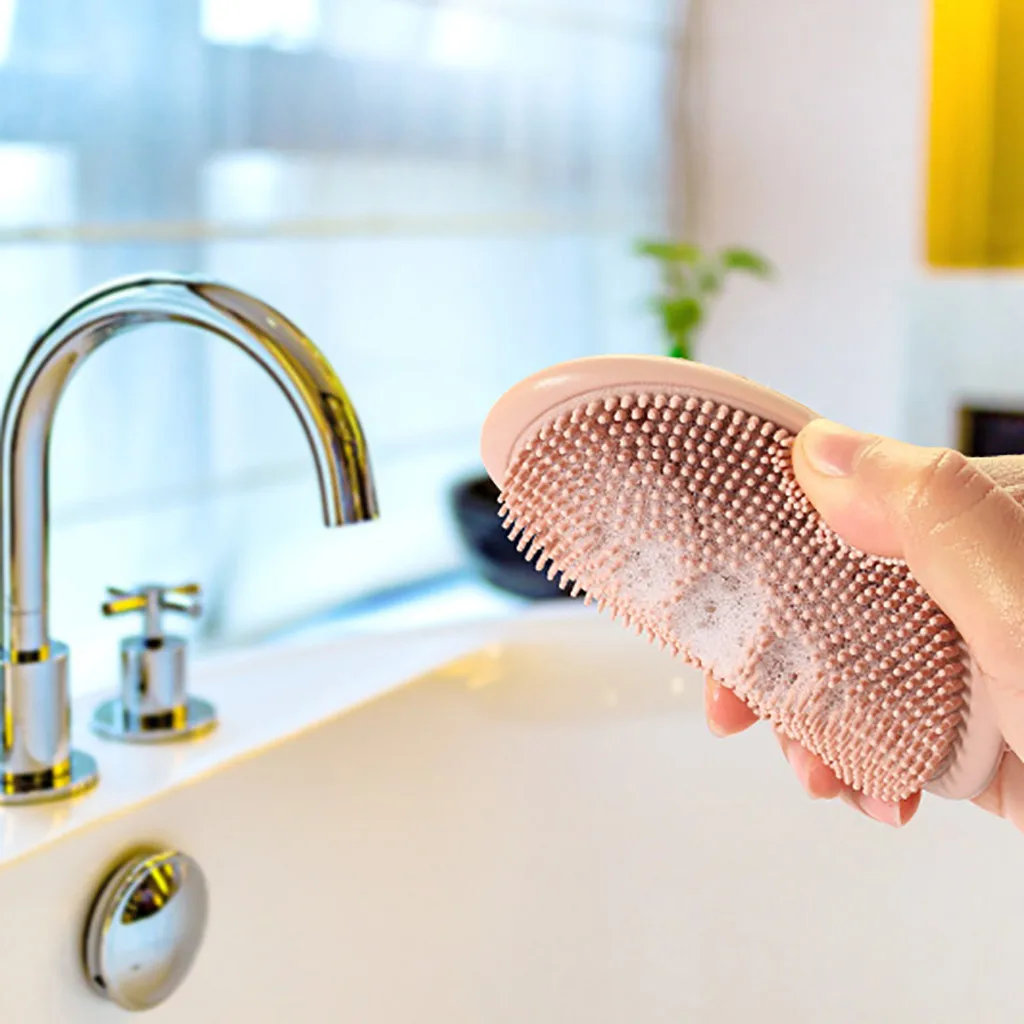 

2019 New Flexible Bathroom Silicone Soap Dish Storage Holder Soapbox Plate Tray Box Drop Shipping