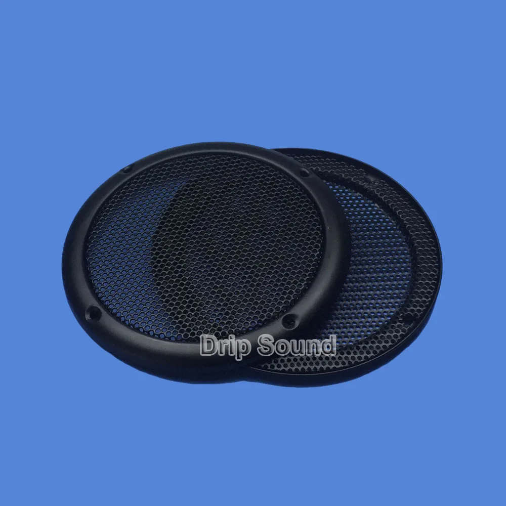 

For 3.5" inch Car Audio Speaker Conversion Net Cover Decorative Circle Metal Mesh Grille Protection Full Metal