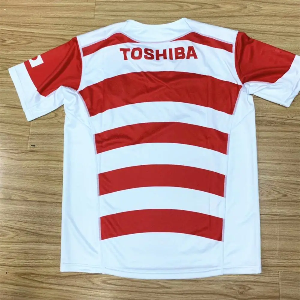 المبيعات الساخنة 2019 كأس العالم اليابان المنزل جيرسي قميص اليابان المنتخب الوطني قميص كرة قدم أمريكية مصنوع من الصوف قمصان