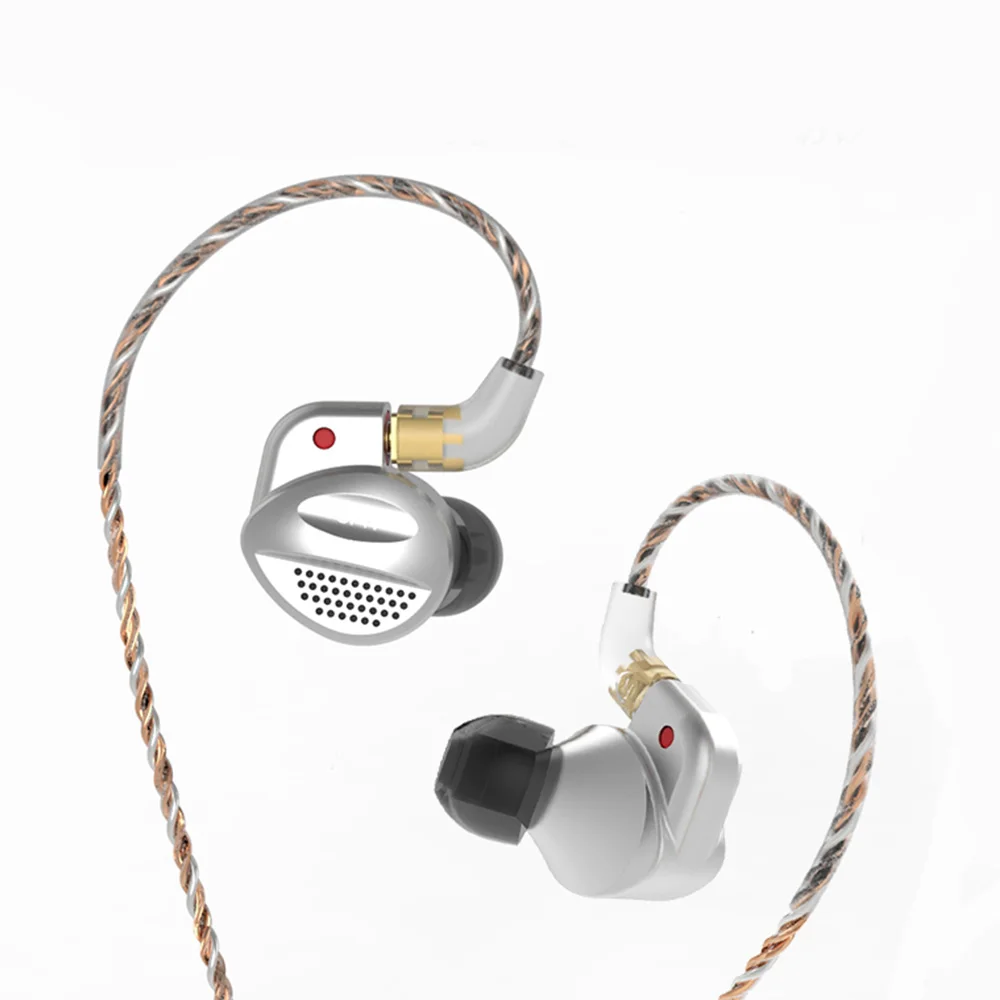 

SENFER MT100 1BA With Orthodynamic Planar Diaphragm Hybrid Unit In Ear Earphone HIFI Metal Earphone Detachable Detach MMCX Cable