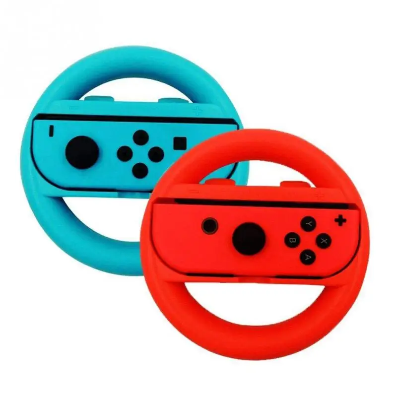 

1 Pair ABS Game Switch Controller Joy-con Handle For Nintendo Wheel Steering Wheel