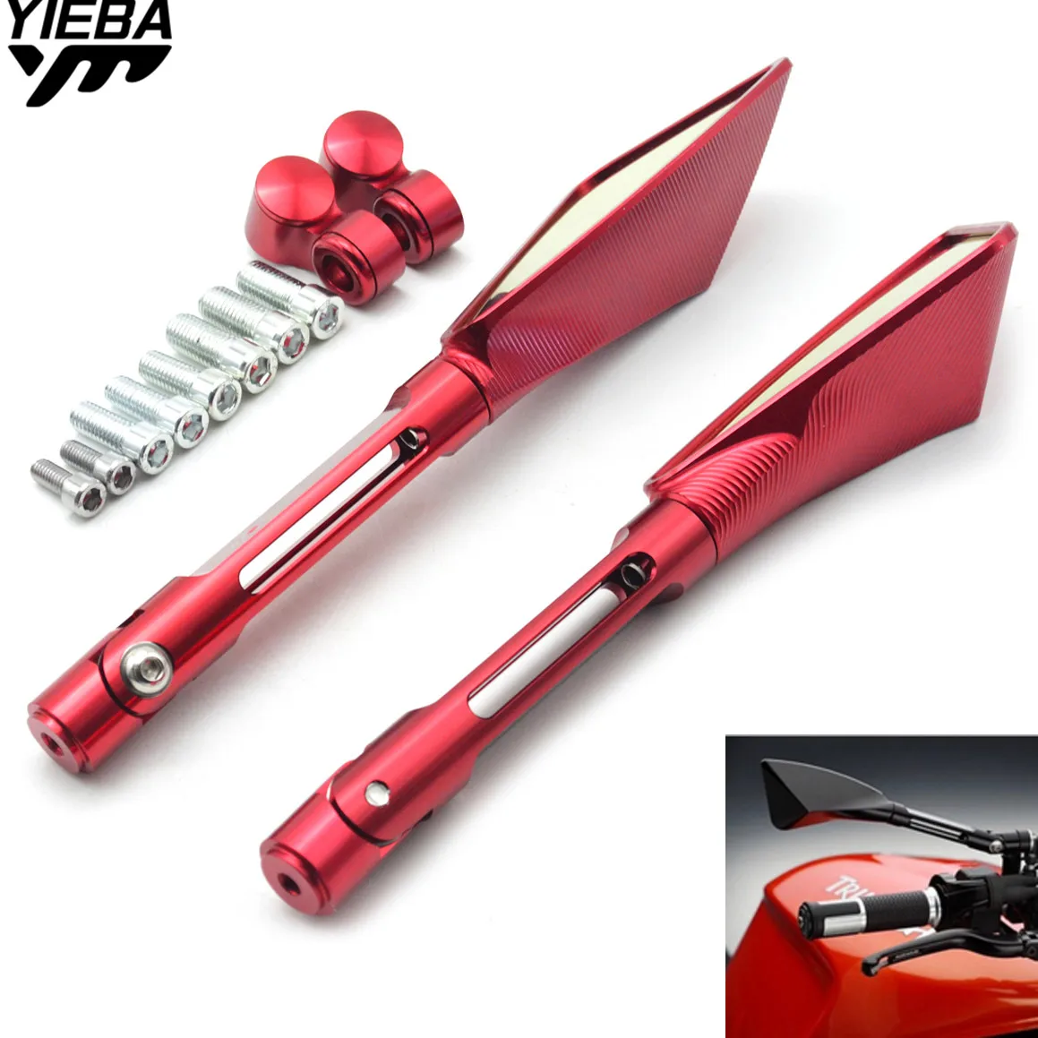 FOR honda CB 599 919 400 CB600 HORNET CBR 600 F2 F3 F4 F4i 900RR 250 400 VTR Motorcycle Rearview Mirrors Rear View Side Mirror