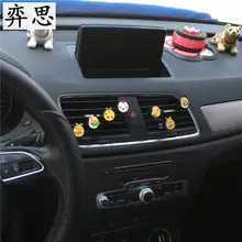 Прекрасный богатый стиль цыплят дамы автомобиль духи различные цыплята автомобиль освежитель воздуха кондиционер декоративные духи клип