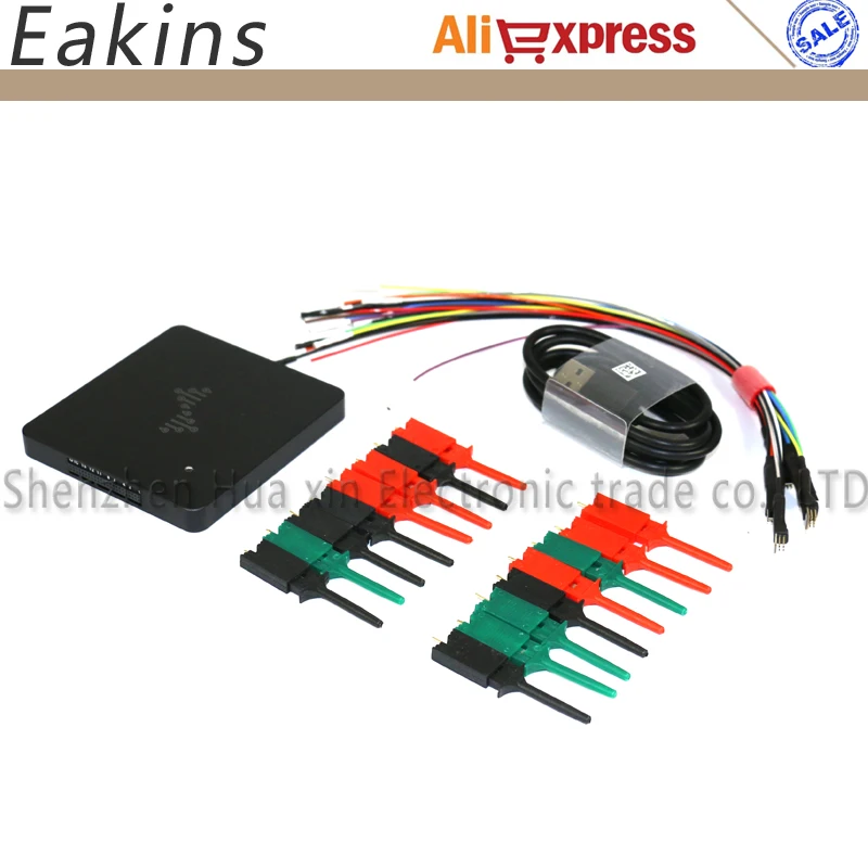 

Memory 256K 256M DSLogic USB Logic Analyzer 16 Channels 16G Samples 400MHz Max Samplerate USB-Based Debugging Logic Analyzer