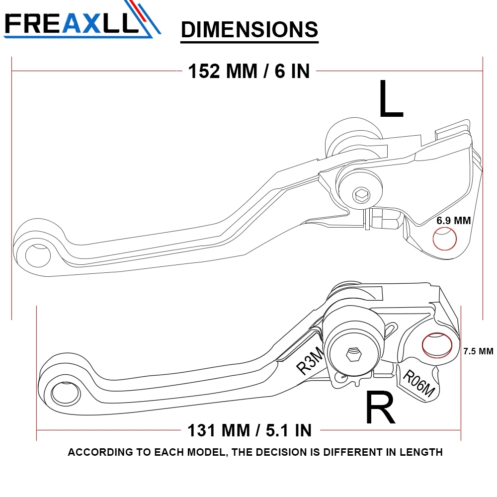 Motorcycle Accessories 1 pair left/right Pivot Brake Clutch Levers Dirt Bike Motocross For KTM 125SX 2005-2008 2005 2006 2007
