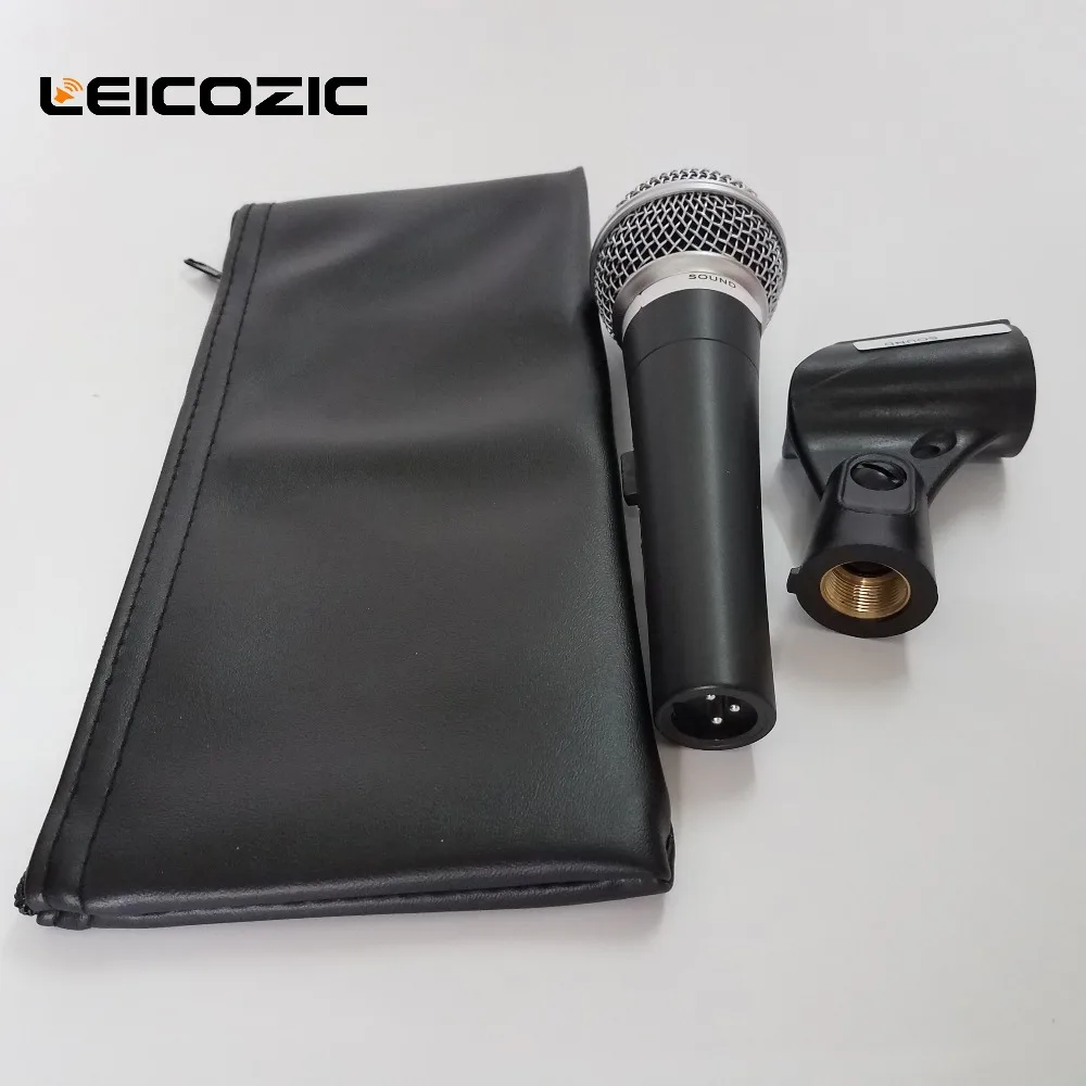 

Leicozic Wire Mic LE58A Dynamic Microphone Cardioid Vocal Wired 58A Recording Mic Microfone fio Microfono karaoke mics