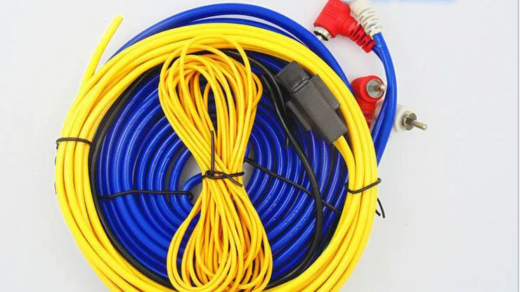 Аудиомагнитолы автомобильные Провода проводки Усилители домашние сабвуфер Динамик Установка Провода S Кабели комплект 60 Вт 4 м длина профессиональный